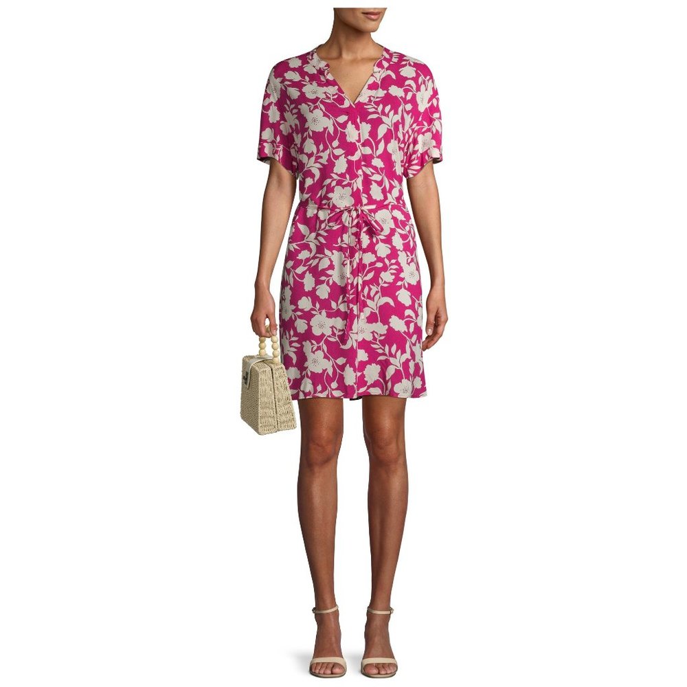 NWT Time and Tru Women's Woven Shirtdress